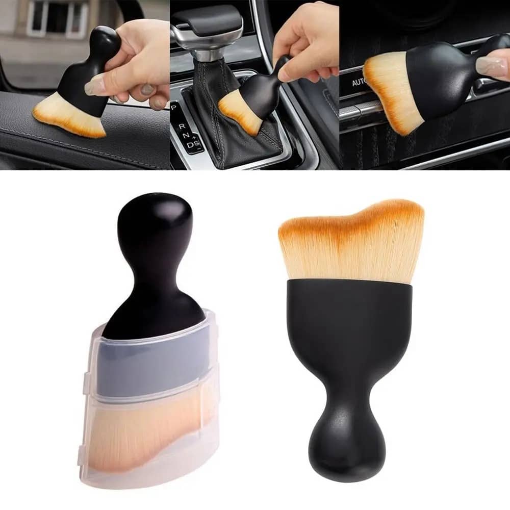 Car Interior Cleaning Brush - Pack of 2