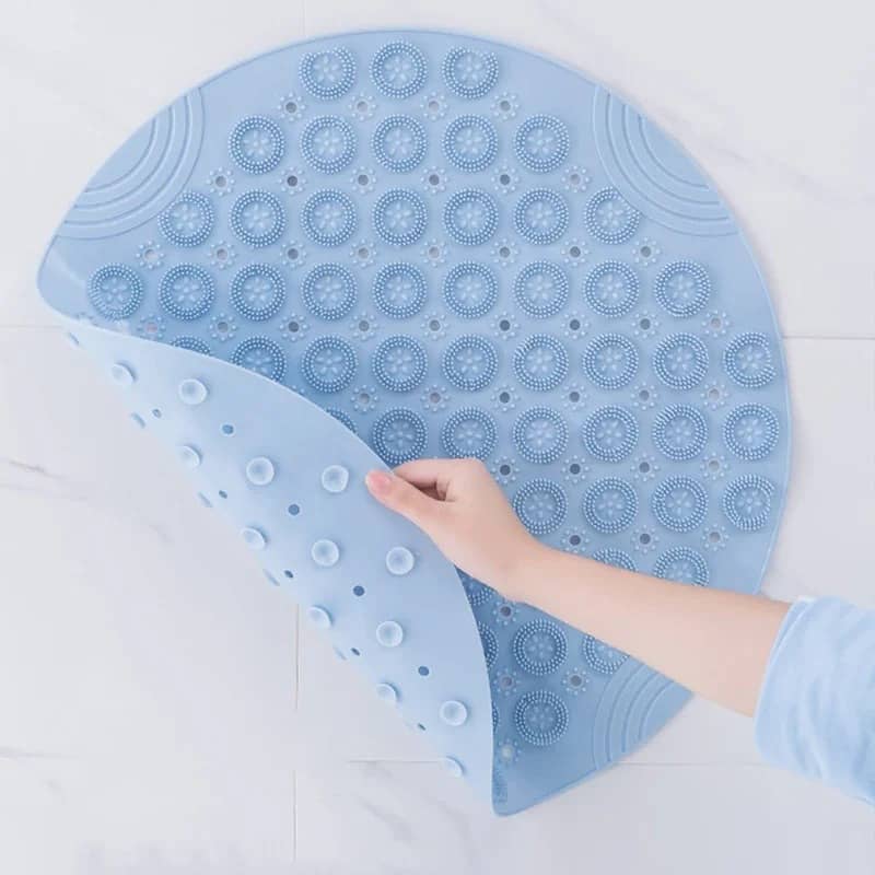 2 in 1 Non Slip Bath Mat & Foot Massage Pad