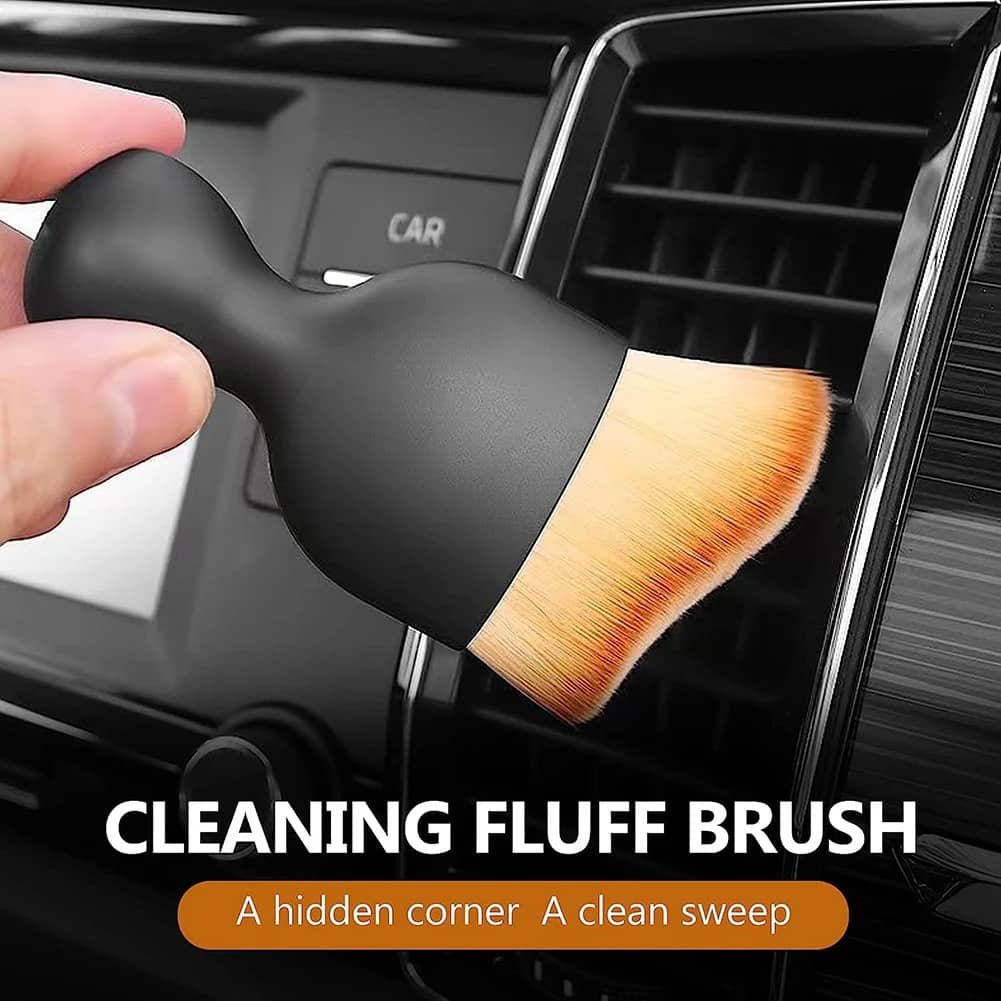 Car Interior Cleaning Brush - Pack of 2