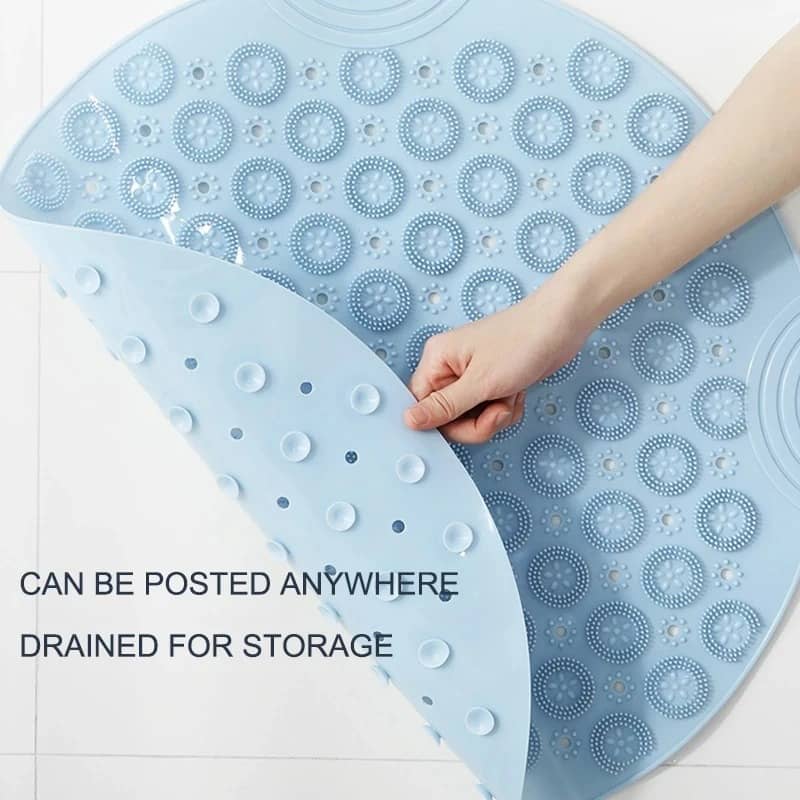 2 in 1 Non Slip Bath Mat & Foot Massage Pad