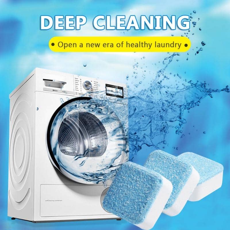 Washing Machine Deep Cleaning Tablets - 12 Pieces Pack